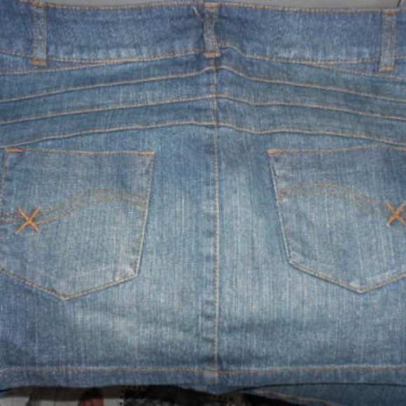 Ghosts & Angels Jrs Stretch Denim Skirt NEW - Picture 1 of 2